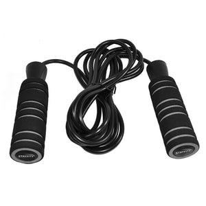 Grey jump rope wrapped up