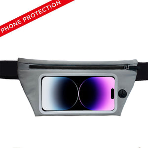 Grey fitness waist pack