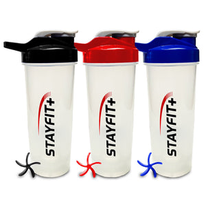 Protein Bottle Shaker 3-Pack (Multi)